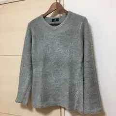 ニットセーター グレー