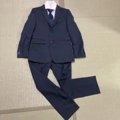 卒業式　男の子　ショパン　スーツ ネイビーグレー 150センチ