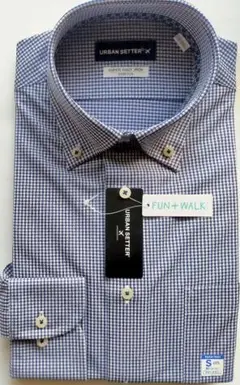 URBAN SETTER(アーバンセッター)長袖ボタンダウンシャツ S 形態安定
