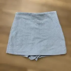 ZARA ライトブルー XS キュロットスカート