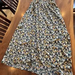 URBAN RESEARCH 花柄フレア マキシ丈ロングスカート