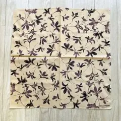 ソニアリキエル 花柄 ベージュ ブラウン 上品 ハンカチ 薄手のサムネイル