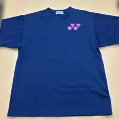YONEX ネイビー Tシャツ SS ピンクロゴ