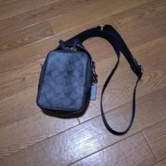 COACH シグネチャー ショルダーバッグ ブラックのサムネイル