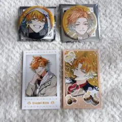 にじさんじ　宇佐美リト　缶バッジ＆チェキ風カード