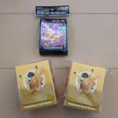 新品未開封　デッキシールド　悪テラスタルリザードン　名探偵ピカチュウデッキケース