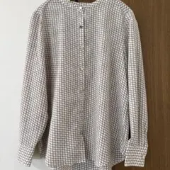 アオキ　ブラウス　総柄