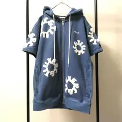 [サンプルSALE/D486 ] LUXE/R スウェットパーカー(ブルー)のサムネイル