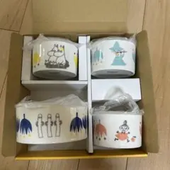 MOOMIN 高気密レンジ容器 4個セットのサムネイル