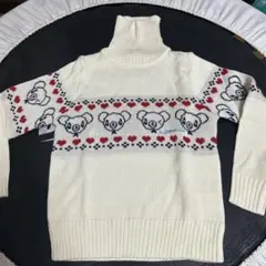 ポンポネット ジュニアタートルネックセーター 新品タグ付き140