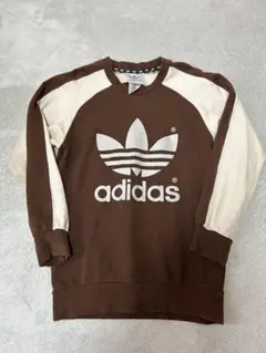 adidas トレフォイルロゴ ブラウン