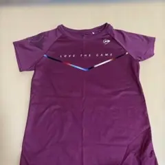 DUNLOP Tシャツ LOVE THE GAME パープル Lのサムネイル