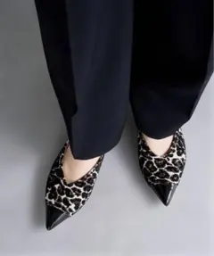 LE TALON　レオパード柄パンプス