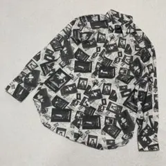 新品日本製☆わちふぃーるど お手紙ダヤン 麻混ワッシャーシャツ 