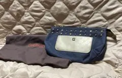 GHERARDINI デニム ポーチ スタッズ付きのサムネイル
