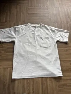 EMMA CLOTHES 配色ステッチ ポケットTシャツ ホワイト M
