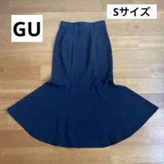 【GU】マーメイド　ロングスカート　漆黒