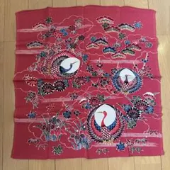 沖縄紅型　小風呂敷　スカーフ