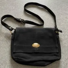 QUARTER ショルダーバッグ ブラック 黒 柔らか