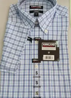 KIRKLAND 半袖シャツ S カスタムフィット