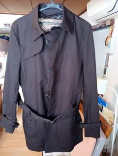 トレンチコート　タケオキクチ　茶色　クリーニング済