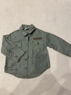 BREEZE 長袖シャツ サイズ80 オリーブグリーン