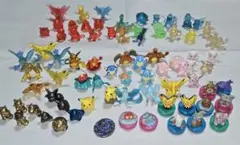 ポケモン　レトロ　フィギュア　クリア　スタンプ　メタル