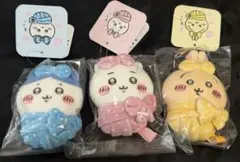 ちいかわ　ハチワレ　うさぎ　おくるみキュッ　ぷちミニマスコット　3点セット