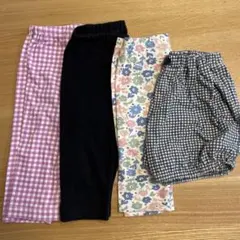 ユニクロ　レギンス　ショートパンツ　100 まとめ売り