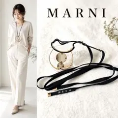 1446 希少✨ マルニ MARNI リボンネックレス ゴールド アクセサリーのサムネイル