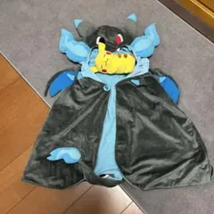 ポケモン フード付きポンチョメガリザードンX ピカチュウ、リザードン付き