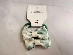 《まとめ買い》花柄リボン ヘアゴム 2個セット❁﻿0013