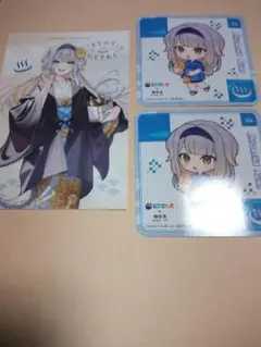 【新品】にじさんじ極楽湯コラボ 栞葉るり カード コースター タオル セット
