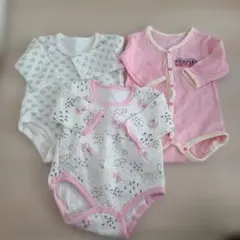 ベビー肌着セット 動物柄・ハート柄