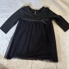80サイズ　女児　フォーマルドレス　冠婚葬祭　ブラックのサムネイル