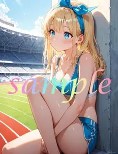 c766 かわいい イラスト アニメ A4ポスター