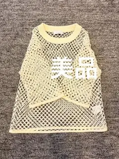 PAGEBOY アイボリーメッシュトップス 半袖のサムネイル