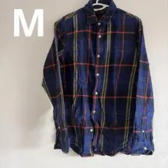 ネルシャツ　長袖　M チェック柄　アメカジ