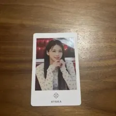 NiziU Take a picture アヤカ　フォトカード
