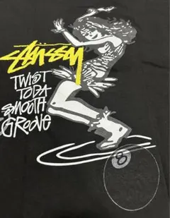 OLDSTUSSY「ツイストガール ローマの休日 ダイス 8ボール 」 tシャツ