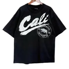 【USA製】カリフォルニア クマ Tシャツ ブラック XL 海外古着