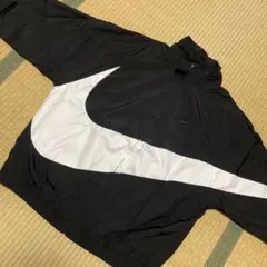 ナイキ　ビッグスウッシュ　ナイロンジャケット　ブラック　2XL
