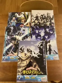 僕のヒーローアカデミア 一番くじ I賞 歴代ビジュアルクリアポスター 5枚セット