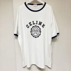 【希少サイズ】セリーヌ エンブレムロゴリンガー　Tシャツ メンズ 2XLのサムネイル