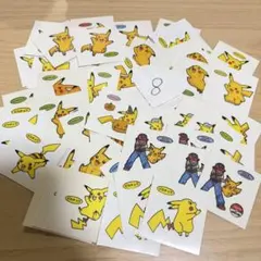 H*E様 ポケモンパン デコキャラシール まとめ売り ピカチュウ