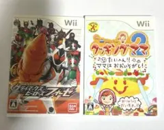 ★最終値下げ★Wiiカセット2枚 仮面ライダー クッキングママ
