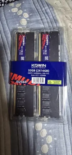 KOWIN DDR5-5600 32GB (16GB×2) 動作確認済EU560 - メルカリ