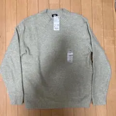 ユニクロ スフレヤーン クルーネックセーター M