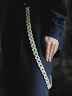 LIDNM Llife LEATHER CHAIN WALLET CODE 白 小物 Llife LEATHER CHAIN WALLET CODE WHITE LIDNM / Llife