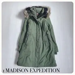 ♢【美品】1マディソンエクスペディション オリーブ ファー付きモッズコート M